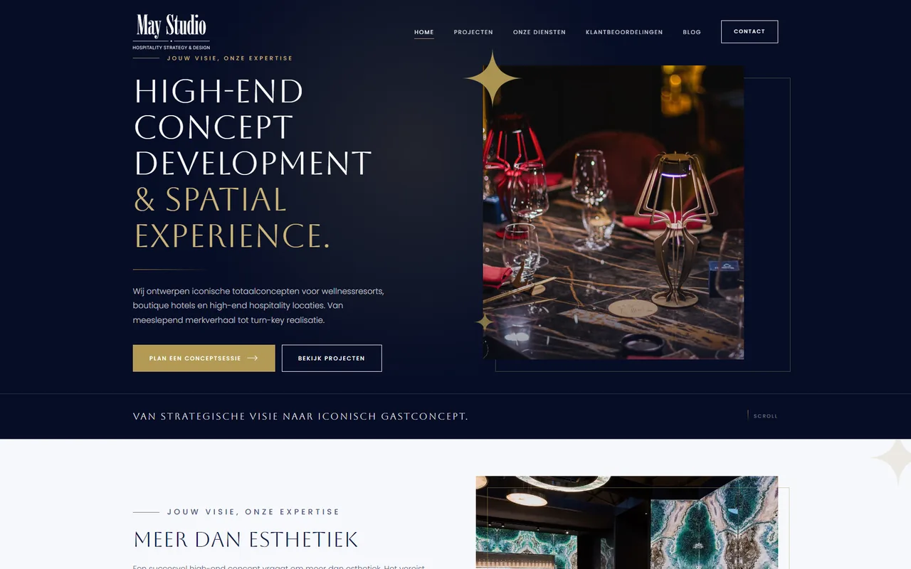 May Studio — Website-Vorschau